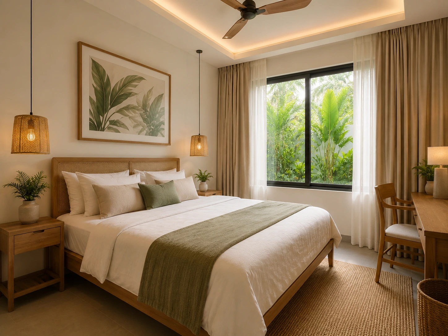 Second bedroom detail