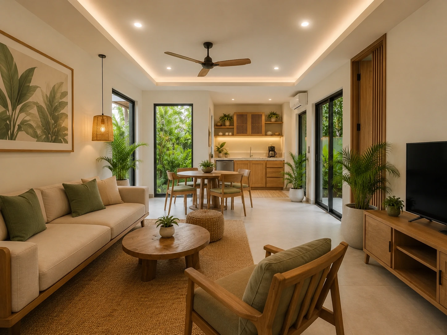 Calm open living space