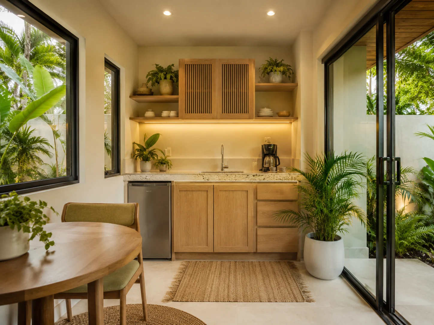Compact coffee kitchen